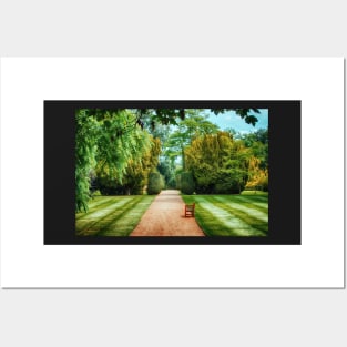 Green Formal Garden Posters and Art